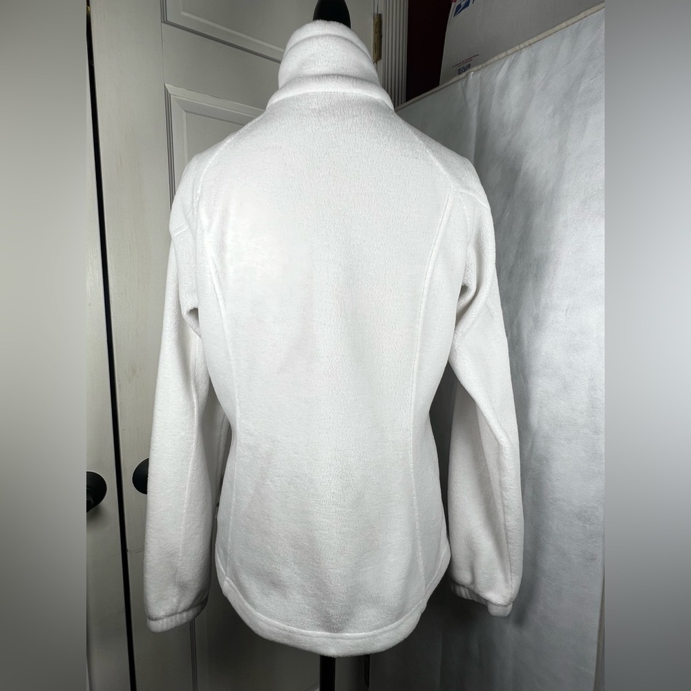 Columbia Women's Ivory Utility Fleece Jacket Great Condition Size Medium - Picture 3 of 8